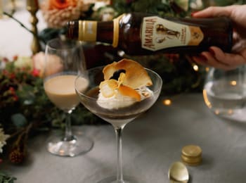 Amarula affigato jälkiruoka