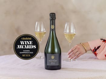 Gratiot-Pillière Millésime Champagne Brut 2014 Viinilehden vuoden 2022 samppanja