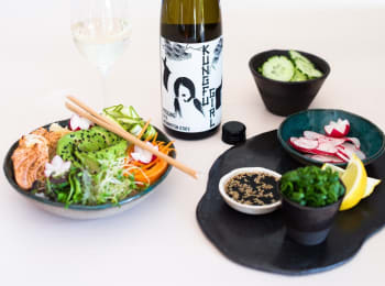 Sushi bowl ja viinisuositus