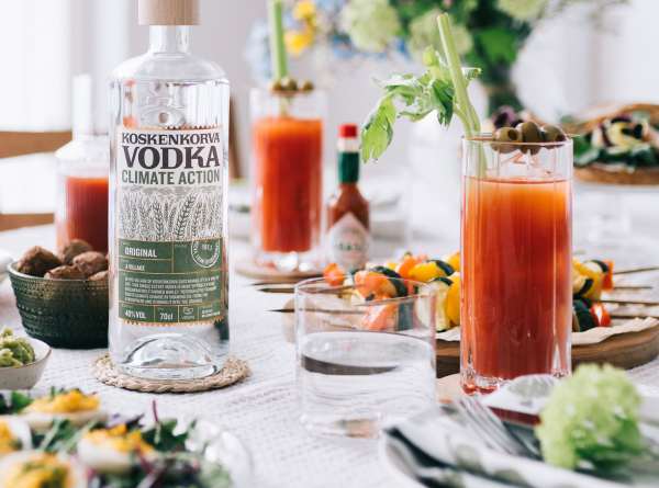 Bloody Mary Cocktail with Koskenkorva Vodka Climate Action