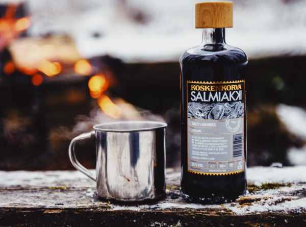 Koskenkorva Salmiakki with a Hot Drink