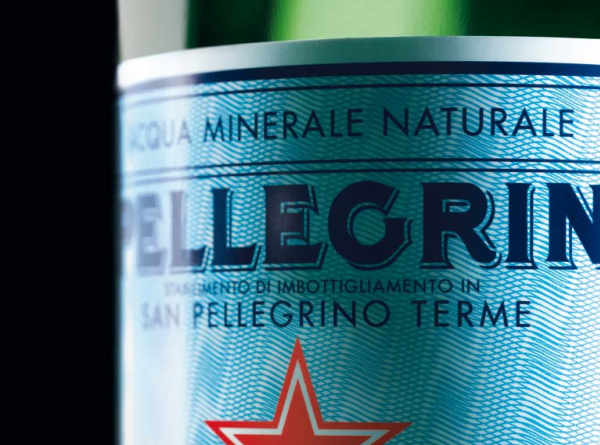 San Pellegrino etiketti