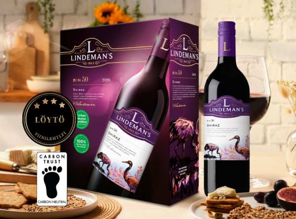 Lindemans's Shiraz punaviinit