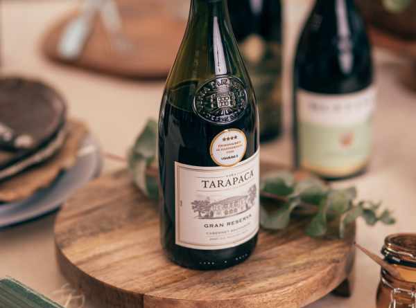 Tarapaca gran reserva cabernet sauvignon pöydällä