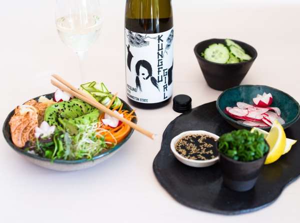 Sushi bowl ja viinisuositus