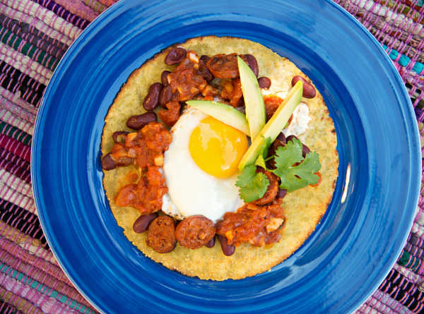 Huevos Rancheros eli munat ratsutilan tapaan