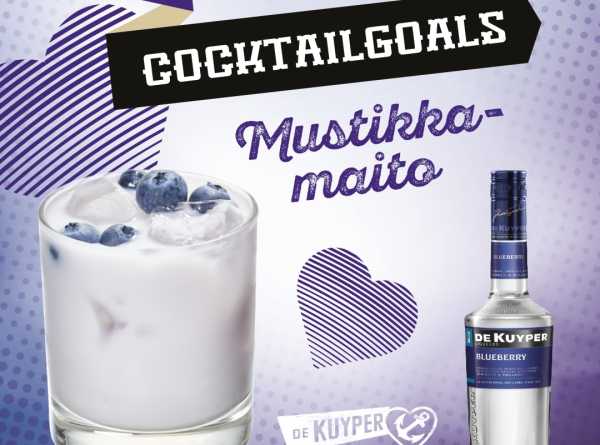 Mustikkamaito drinkkiohje
