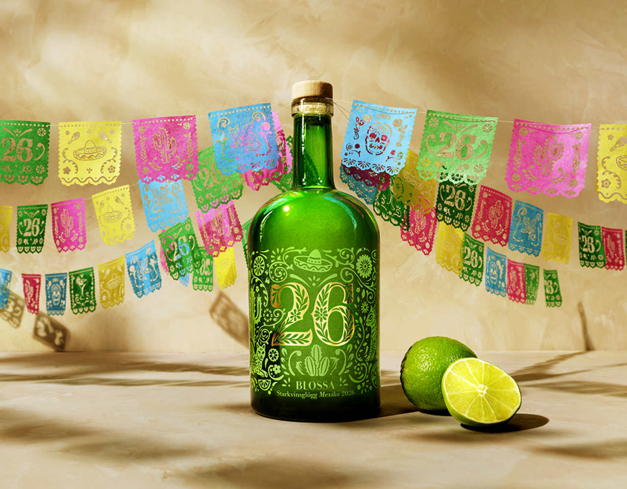 Blossa 26 Annual glögg bottle