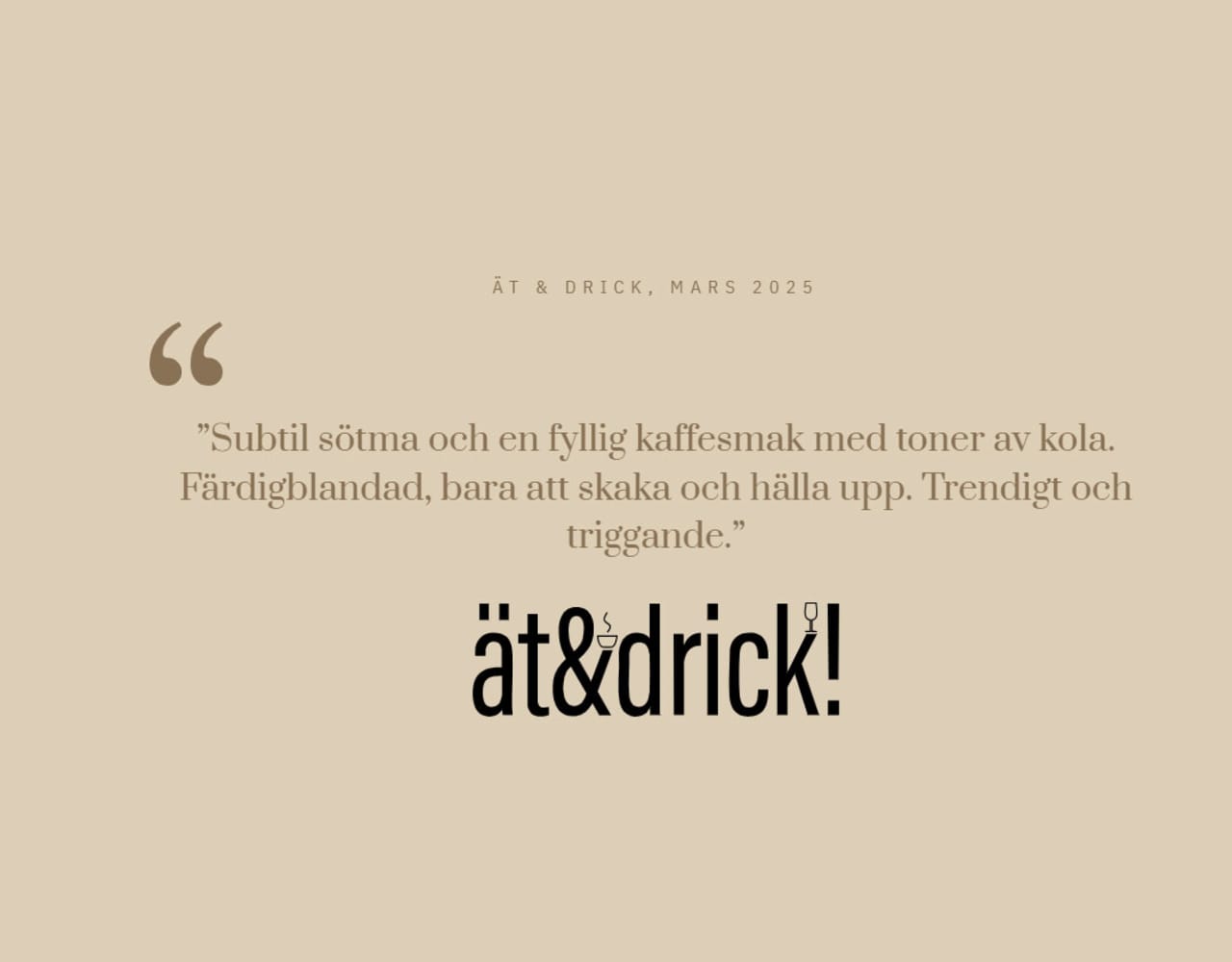 The Espresso Martini - Comment 2