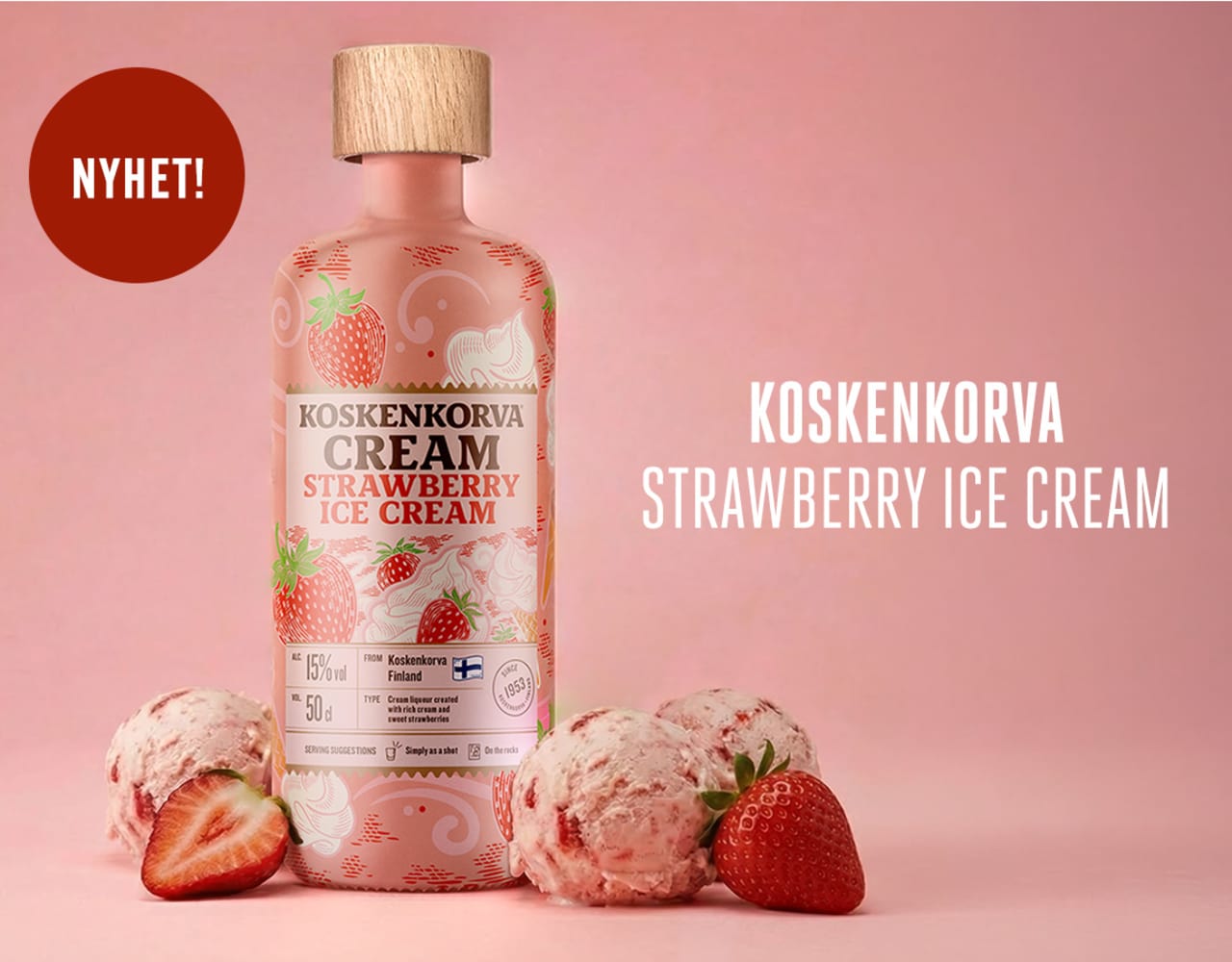 Koskenkorva Strawberry - Image 1