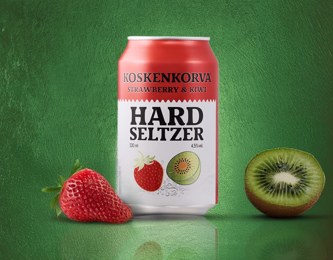Koskenkorva Hard Seltzers - Image Strawberry