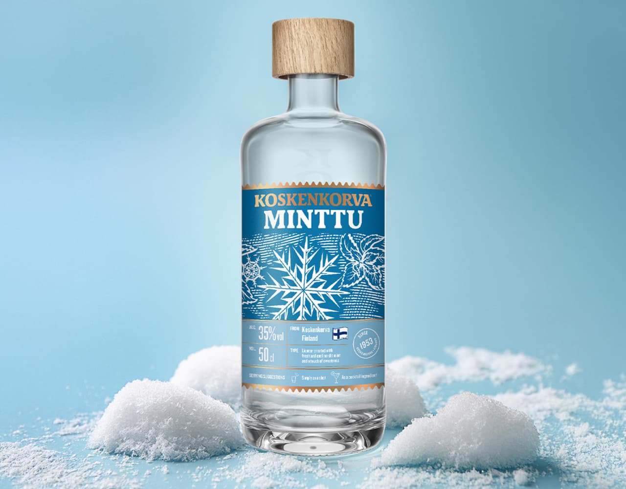 Koskenkorva minttu choco vanilla - Row 5 Image - Bottle