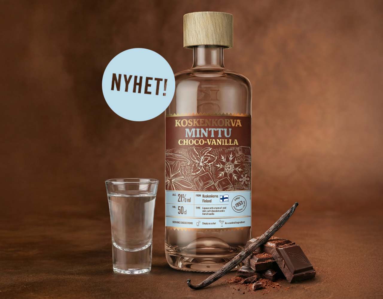 Koskenkorva minttu choco vanilla - Image Row 2 Shot