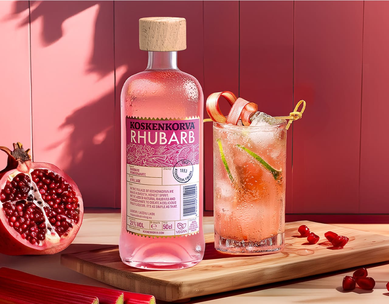 Koskenkorva Rhubarb Sell - Ruby