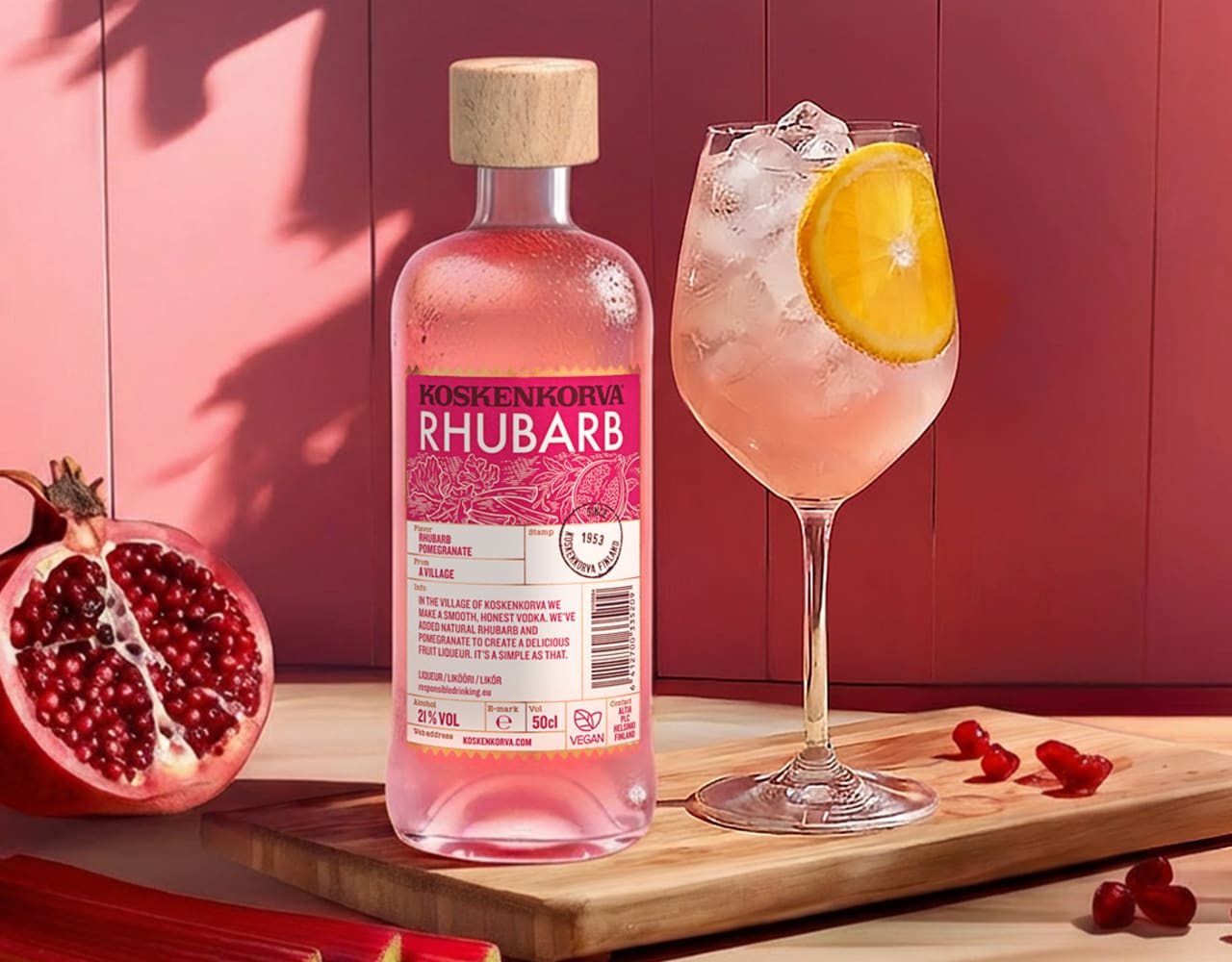 Koskenkorva Rhubarb Sell - Spritz
