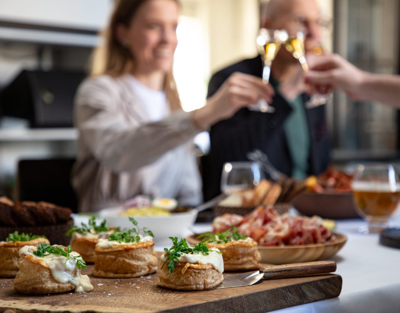 Linie Aquavit dinner party