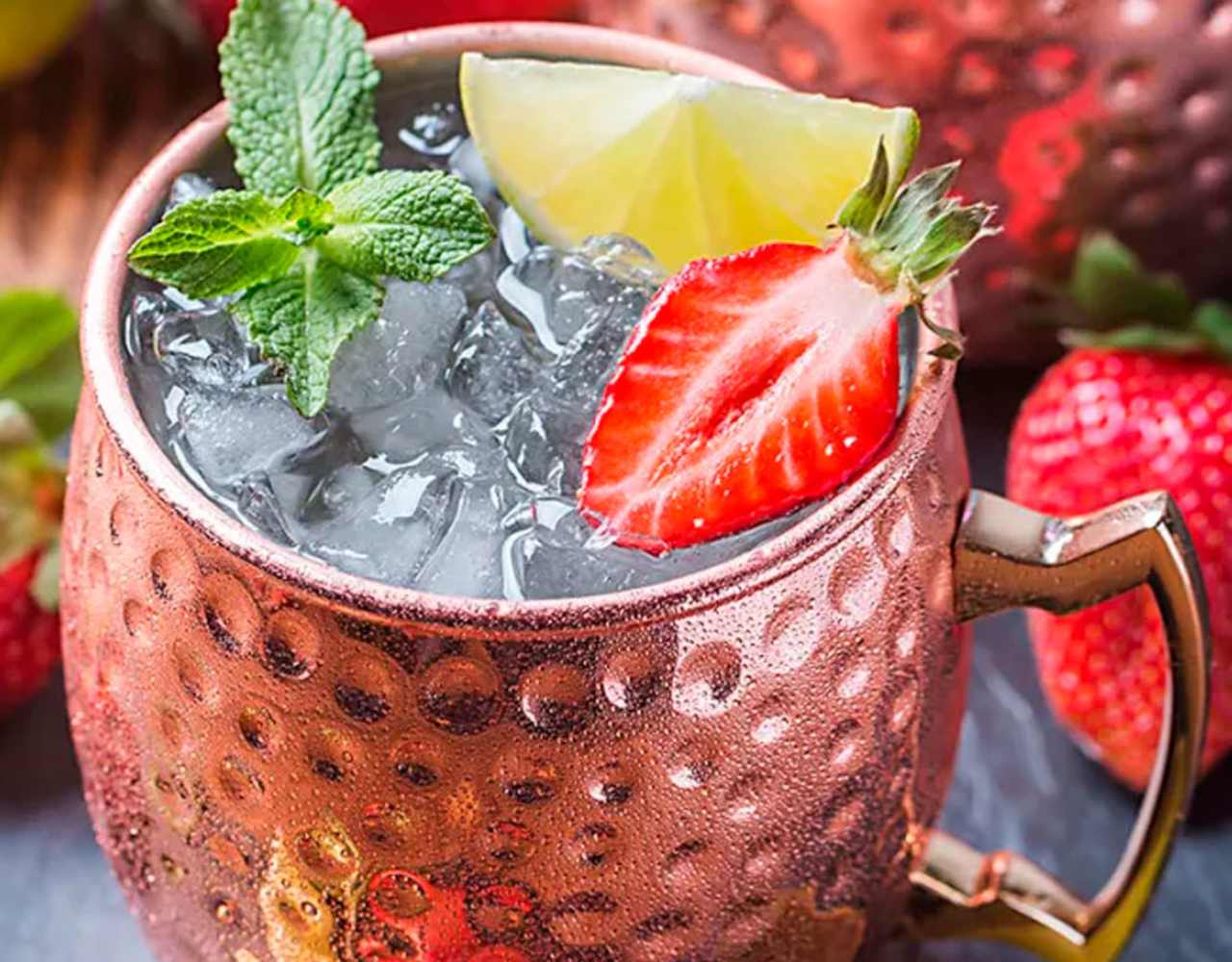 Jordgubb Lime Mule