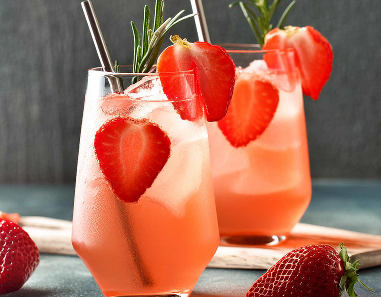 Strawberry Paloma drink