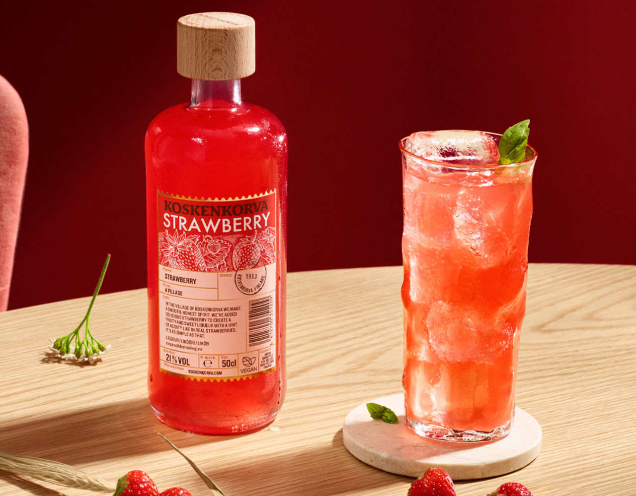Koskenkorva - Strawberry Dream drink