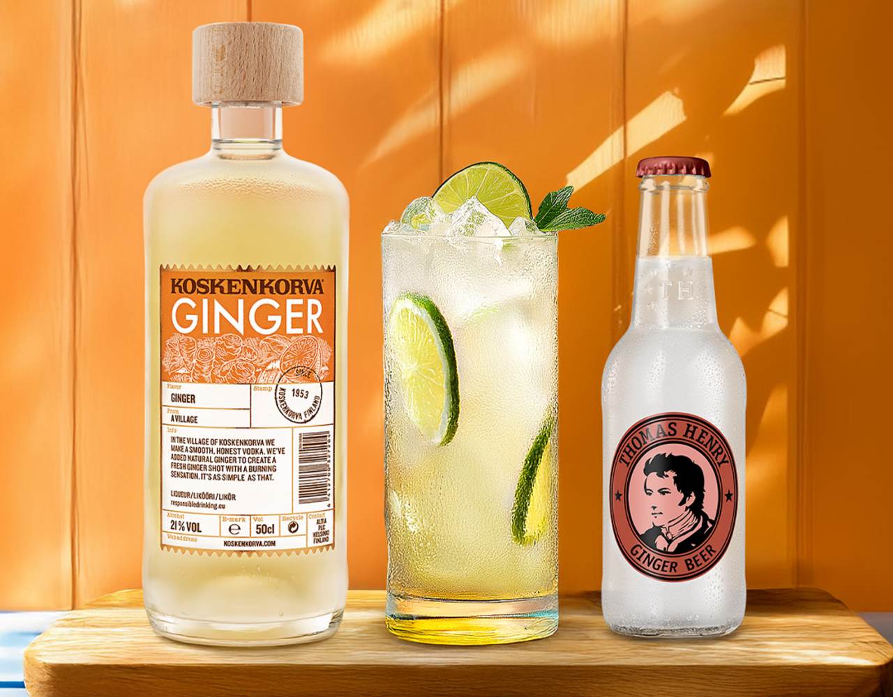 Ginger Bomb Mule drink