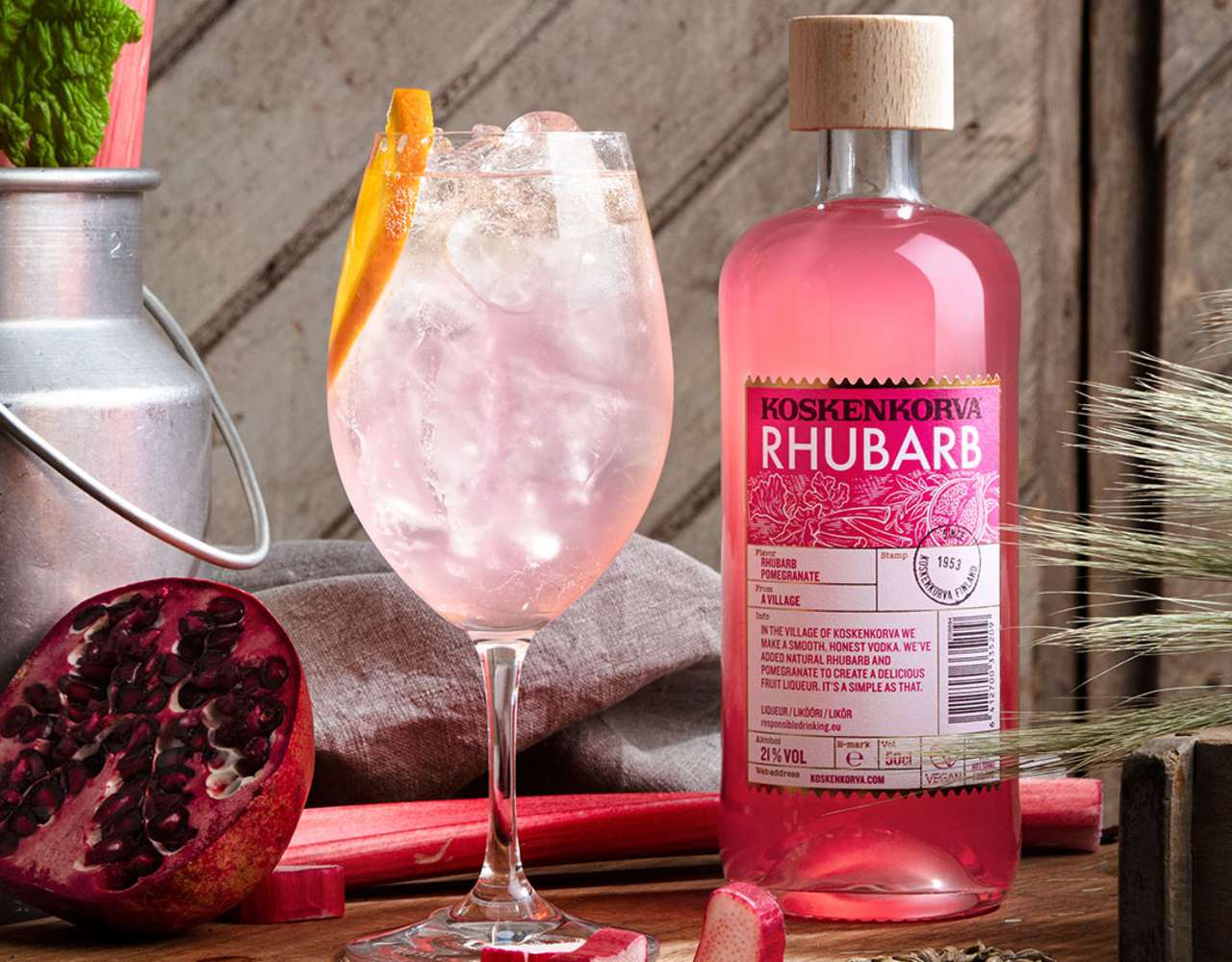 Koskenkorva Rhubarb Spritz rabarperspritz
