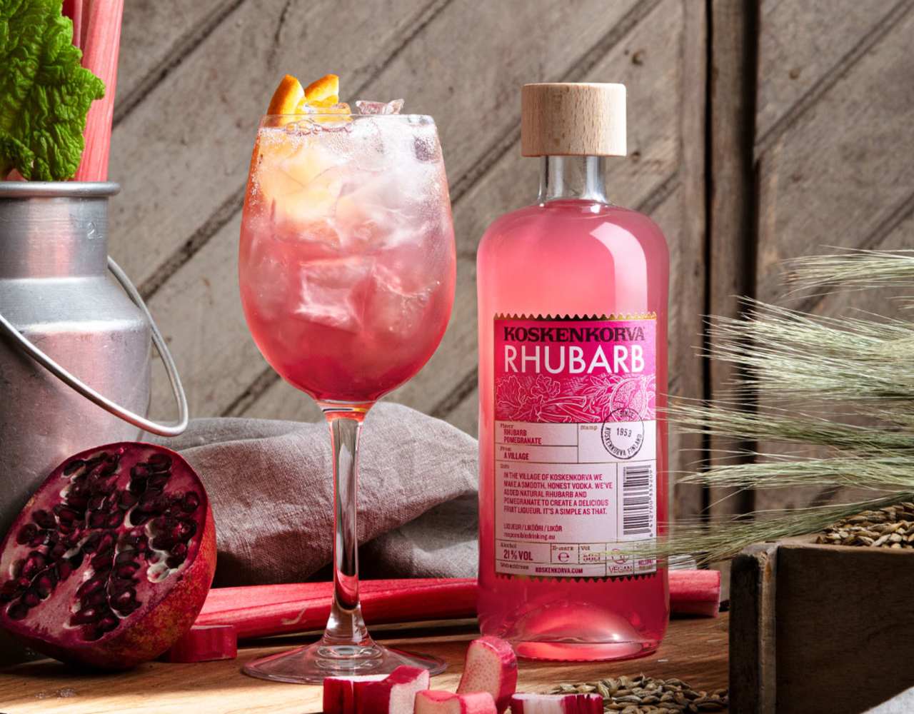 Koskenkorva Rhubarbie rabarberdrink