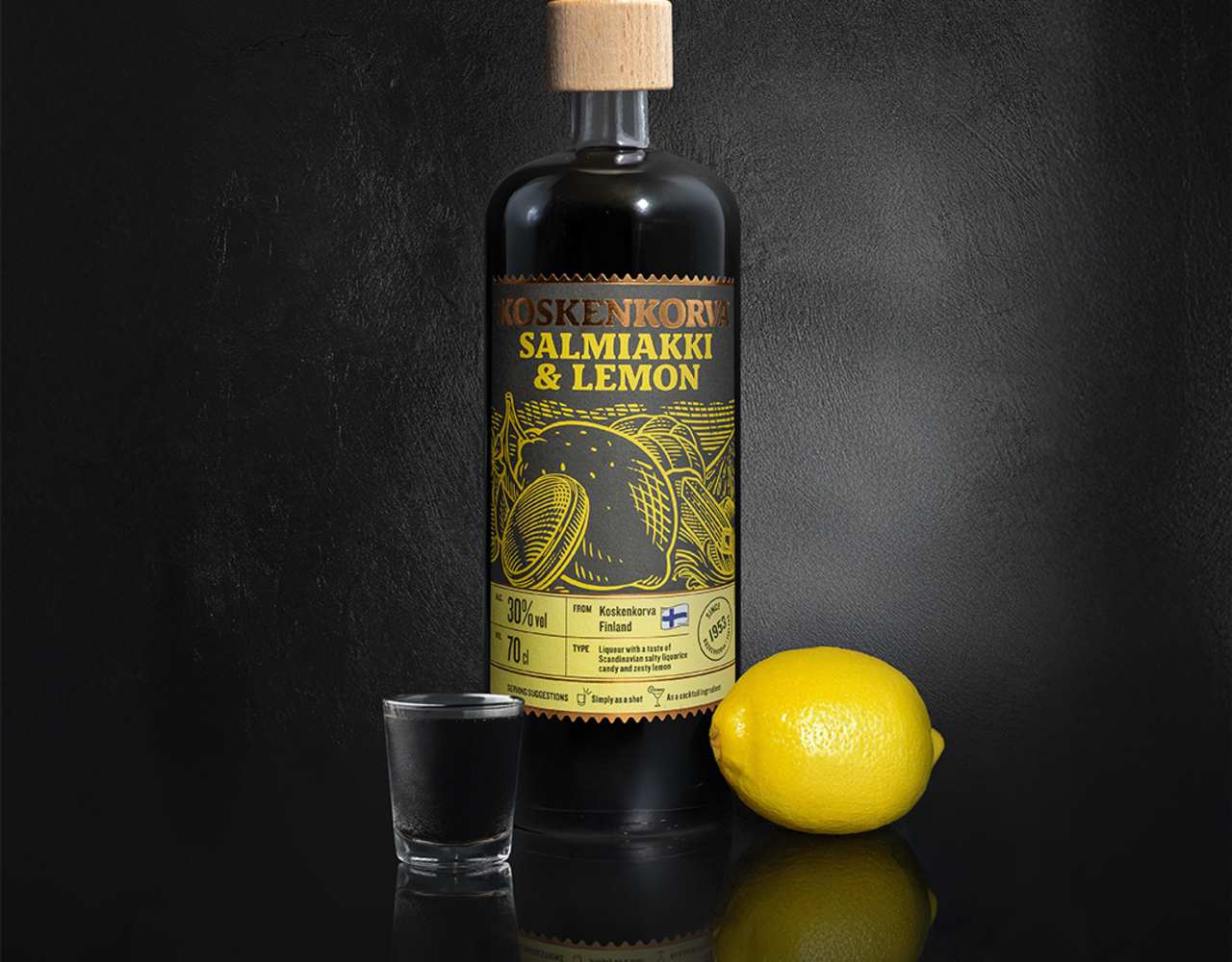 Koskenkorva Salmiakki Lemon