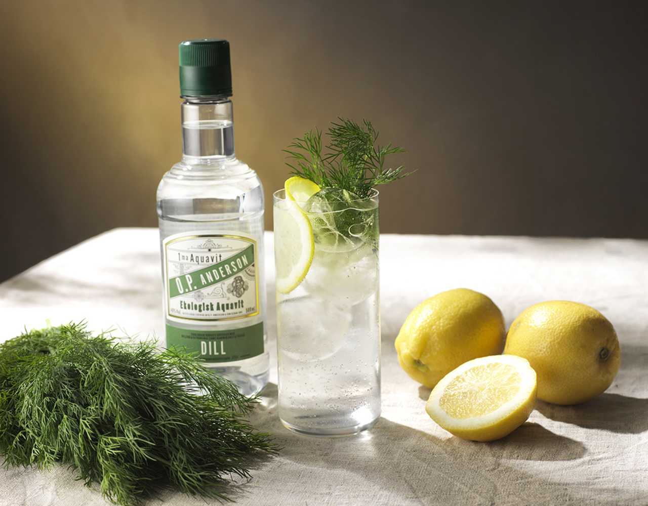 Dill & Tonic - drink med O.P. Anderson Dill