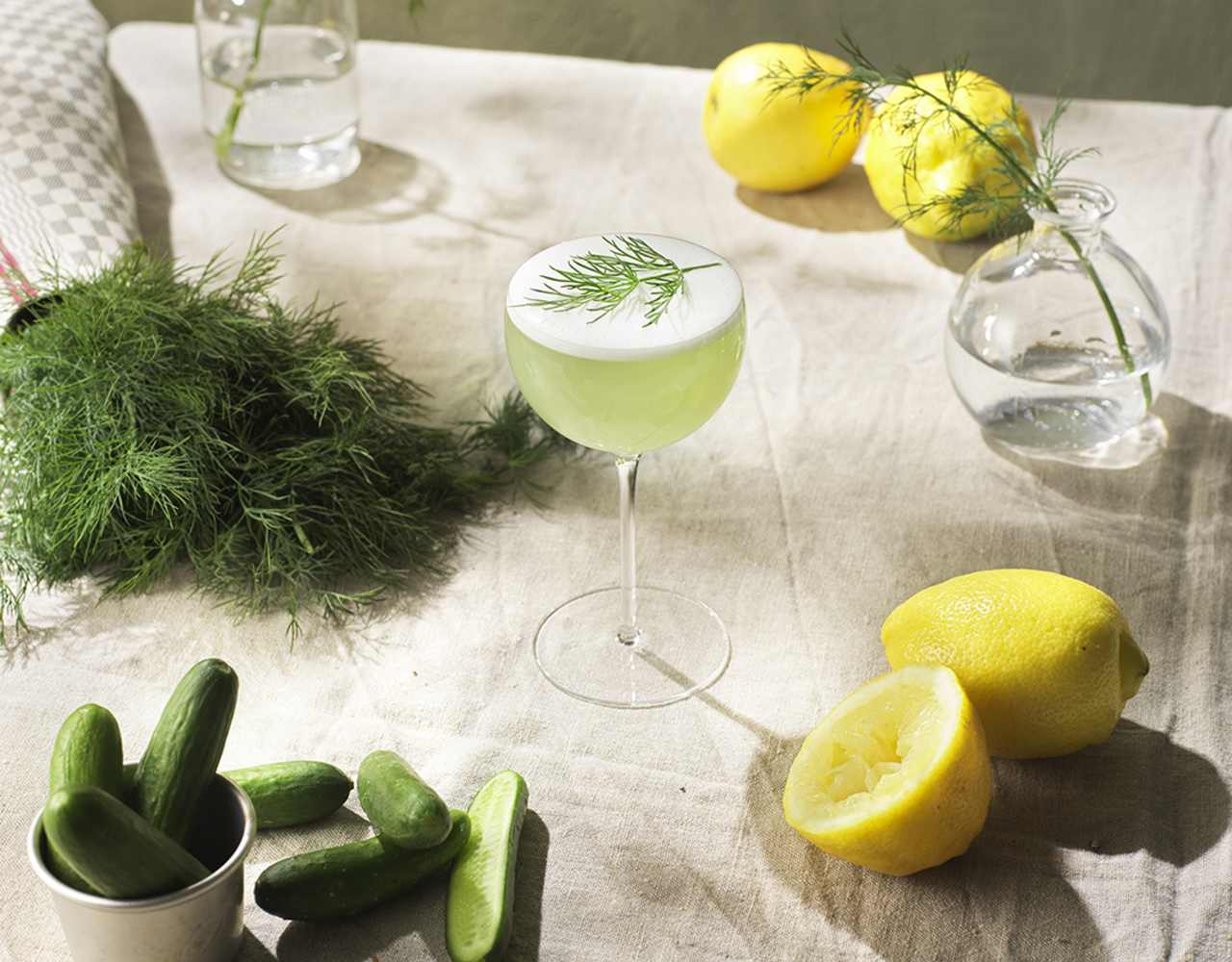 Dillightful  - drink med O.P. Anderson dill