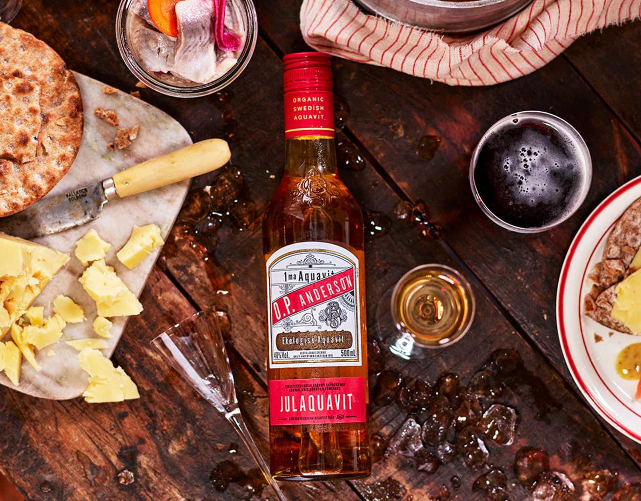 O.P. Anderson julakvavit till julens ostar