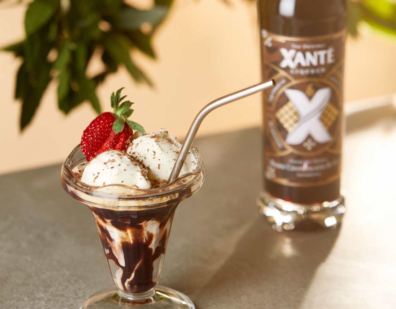  Xanté Dark Chocolate & Pear Affogato dessertdrink