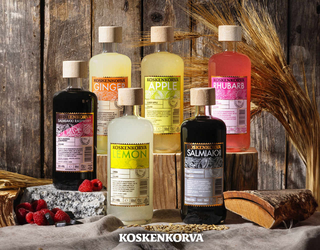 Koskenkorva likörportfölj