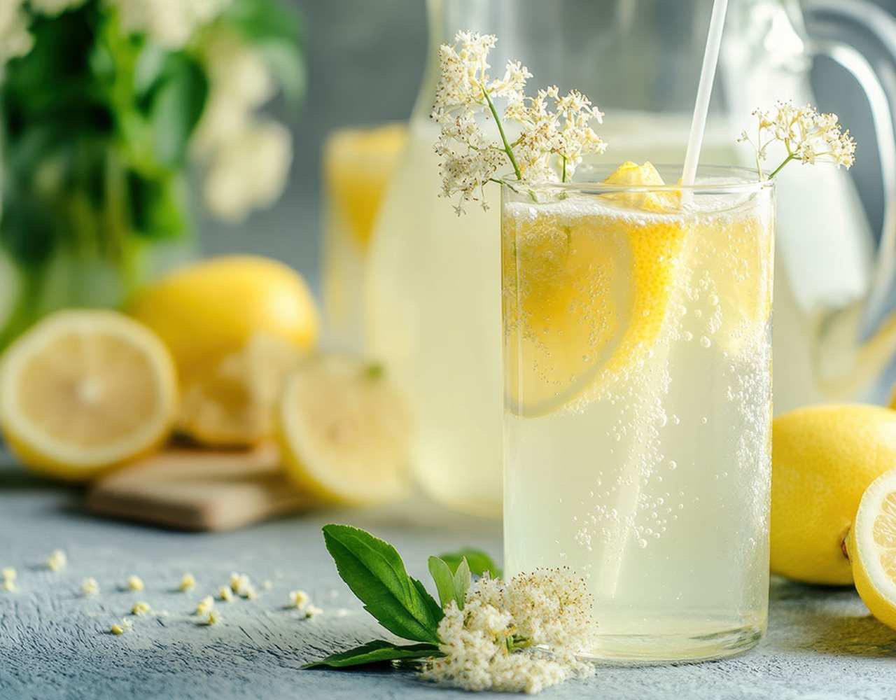 Bål med fläder och citron