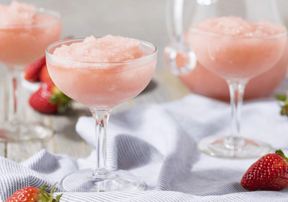 Frozen rosé - frosé