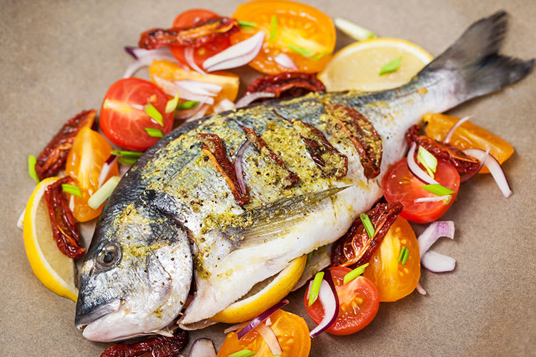 Grillad Sea Bream