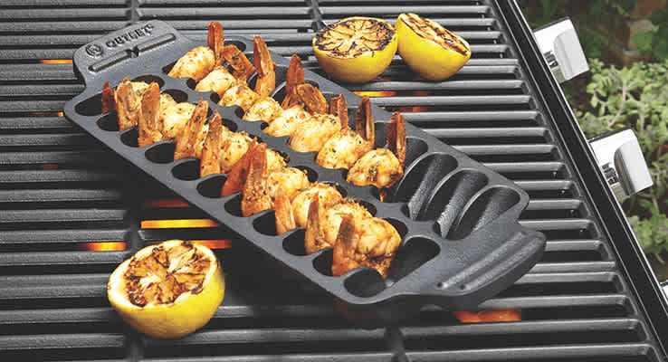 Grillpanna för räkor