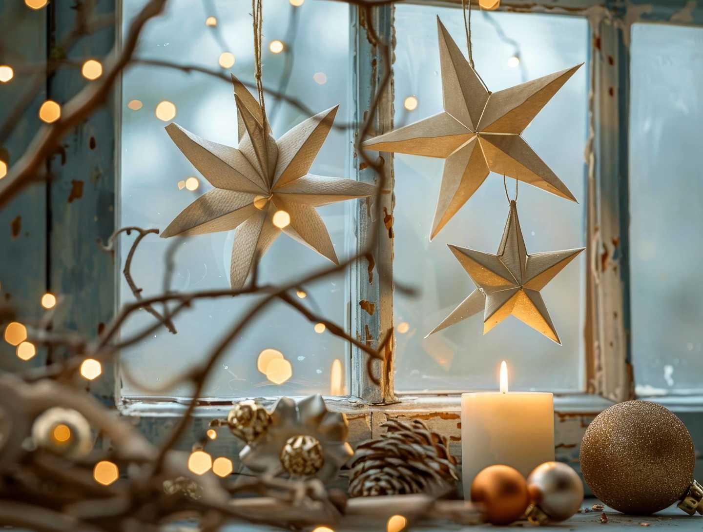 Fira Novent med ljus och glögg.