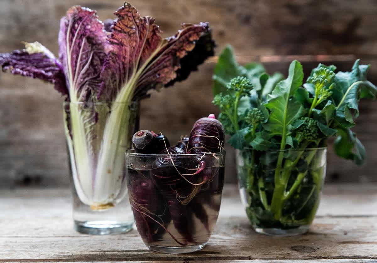 Ramslök och wasabi