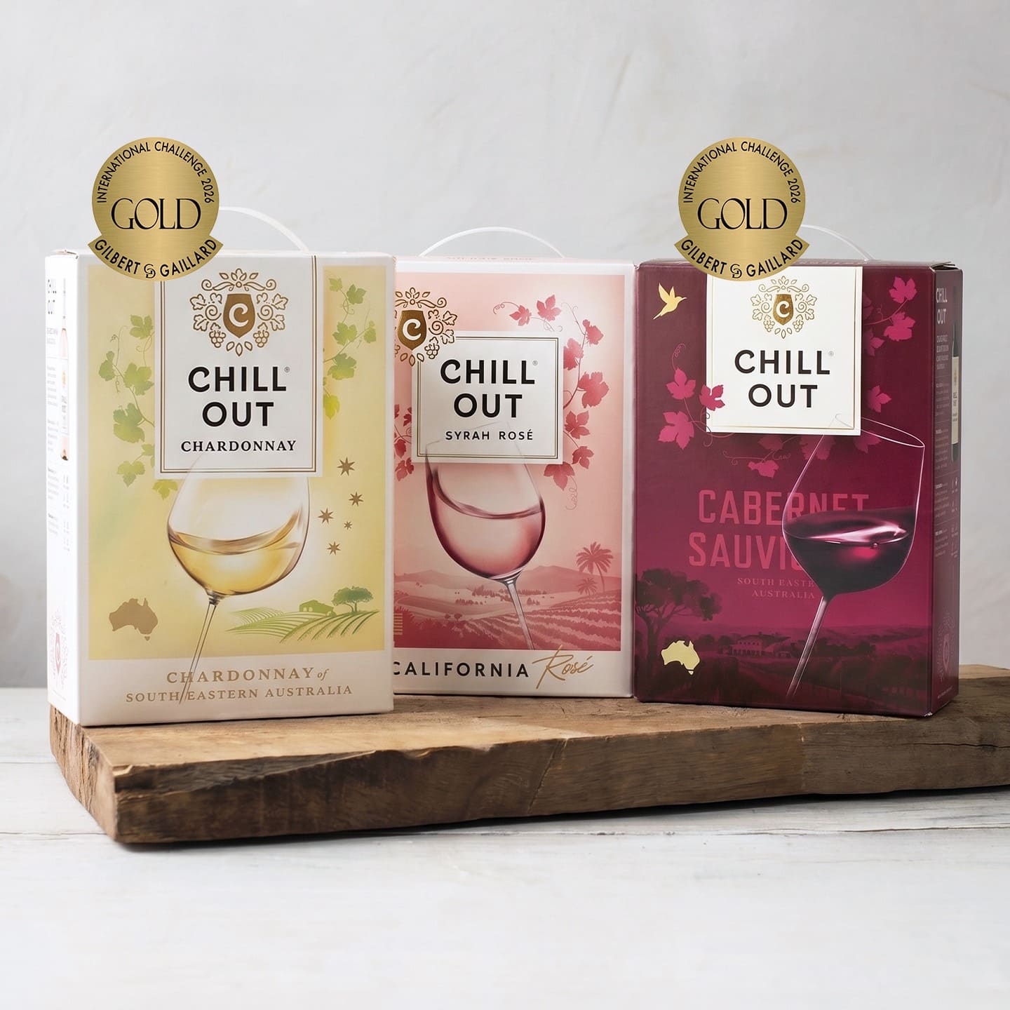 Vinboxar från CHILL OUT