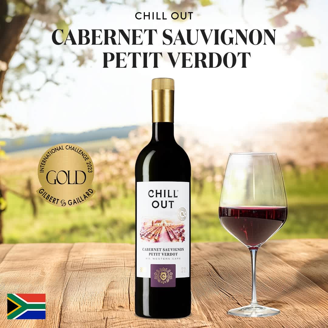 CHILL OUT Cabernet Sauvignon Petit Verdot South Africa, 1 liter