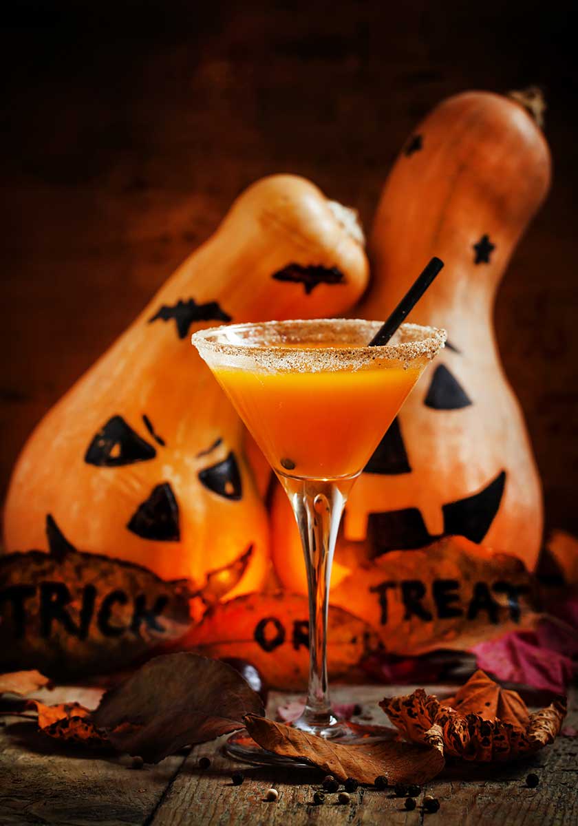 Orange drink till Halloween
