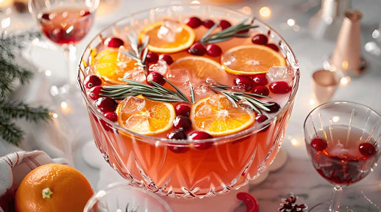 Alkoholivaba Rosé Punch kokteil
