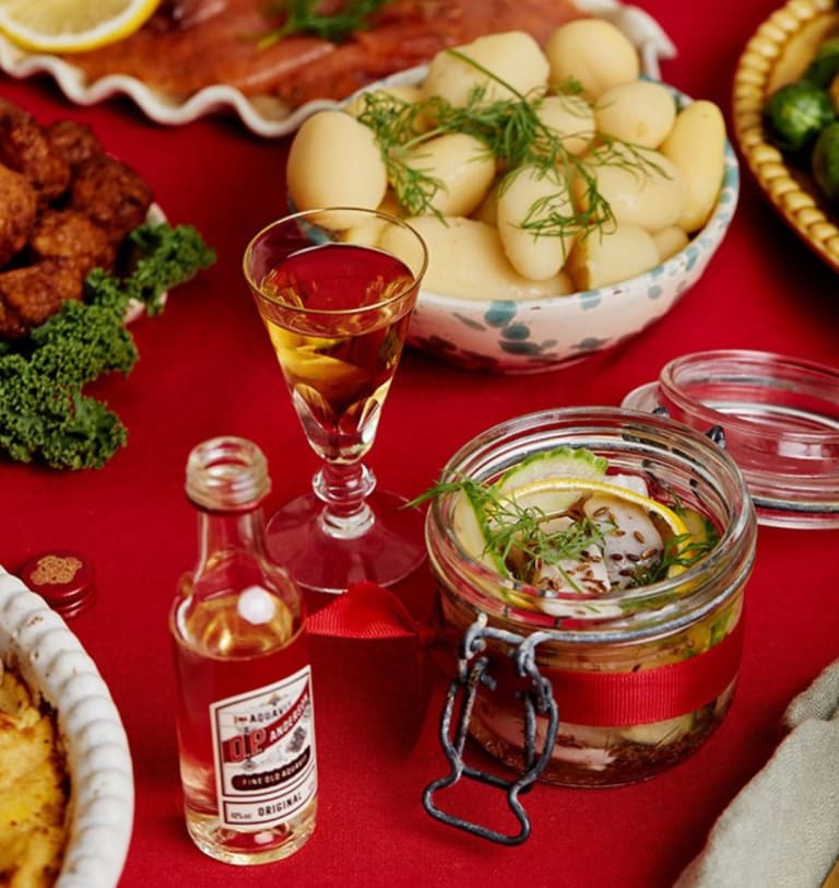 O.P. Anderson Aquavit & Weihnachtsessen