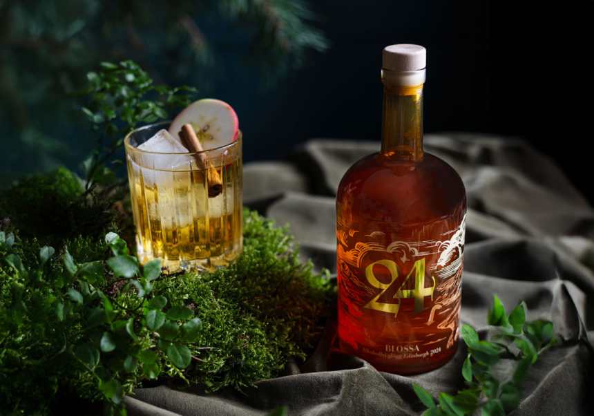 Apple drink with Blossa 24.