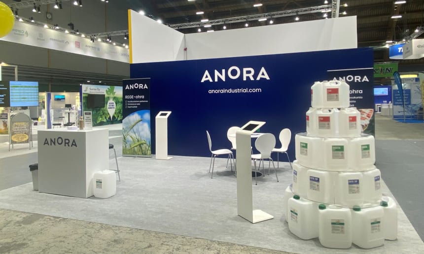 Anora's stand at KoneAgria Tampere