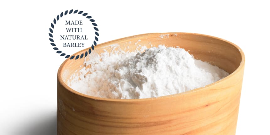 Regenerative Barley starch is renewable and natural raw material