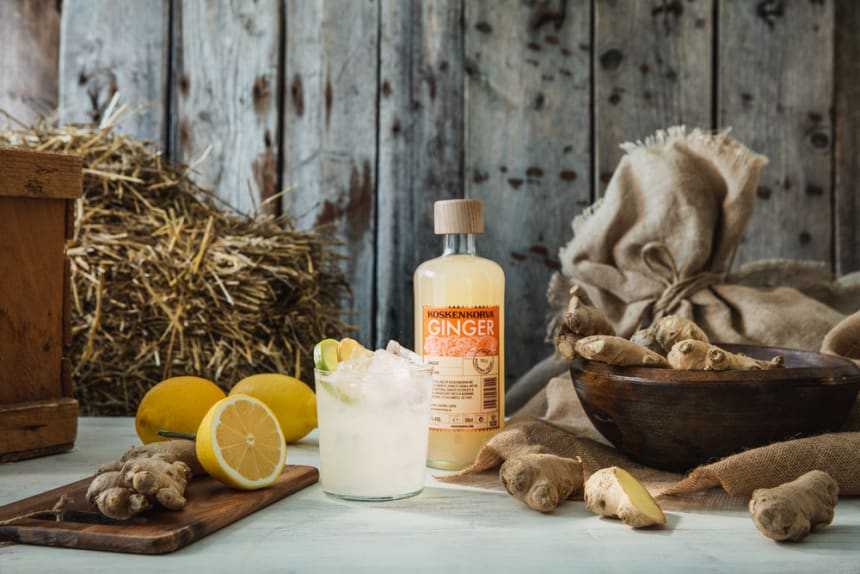 Särtsakas ingverimaitseline kokteil