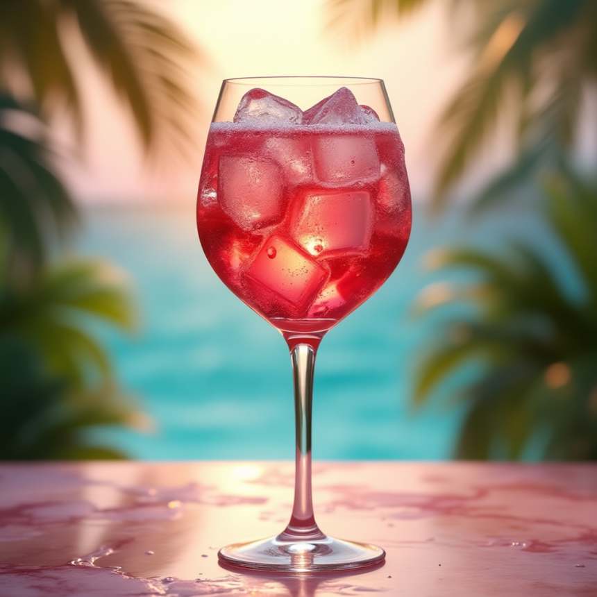 Koskenkorva Blueberry Lemon Spritz kokteil