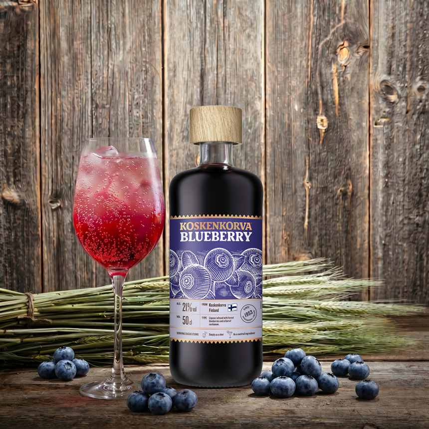 Koskenkorva Blueberry Spritz kokteil