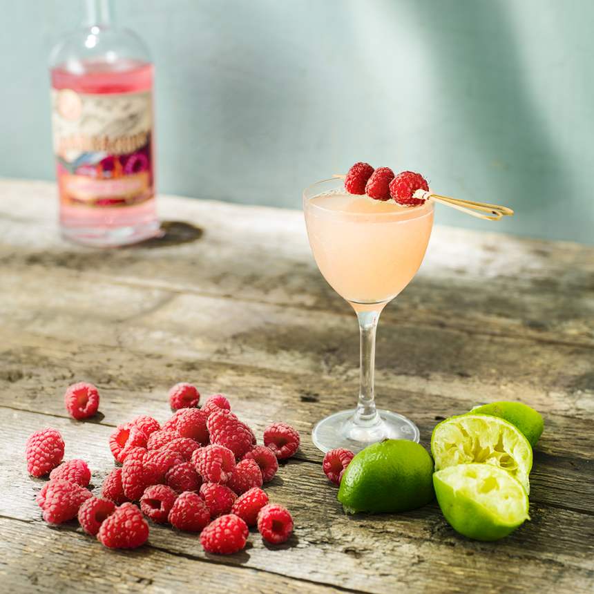 Raspberry Daiquiri rummikokteil